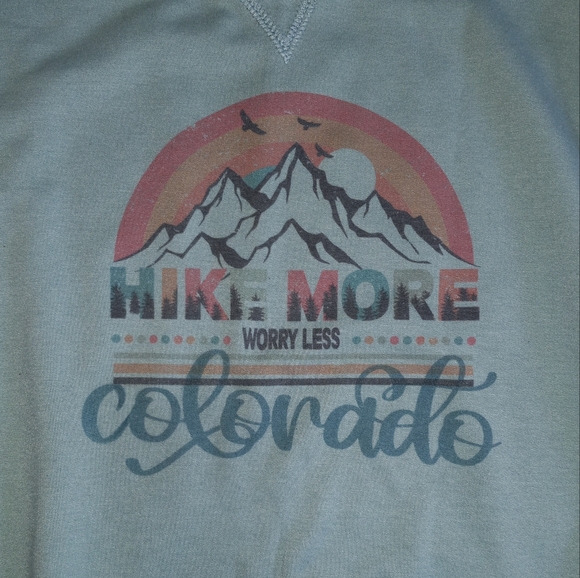 Green Colorado Sweatshirt - Picture 2 of 3